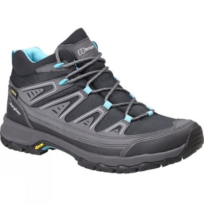 Botas Berghaus Explorer Active GTX Mujer Gris / Azules - Chile CQT568974